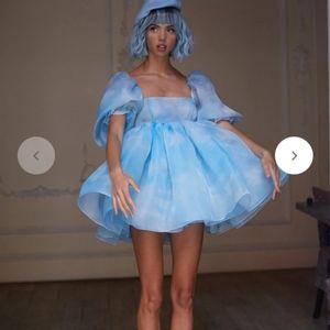 Head in the clouds puff dress